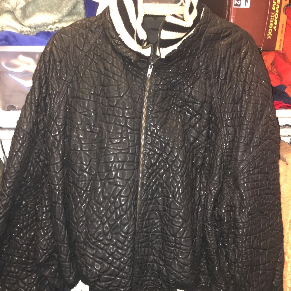 Vintage Mario Valentino leather jacket